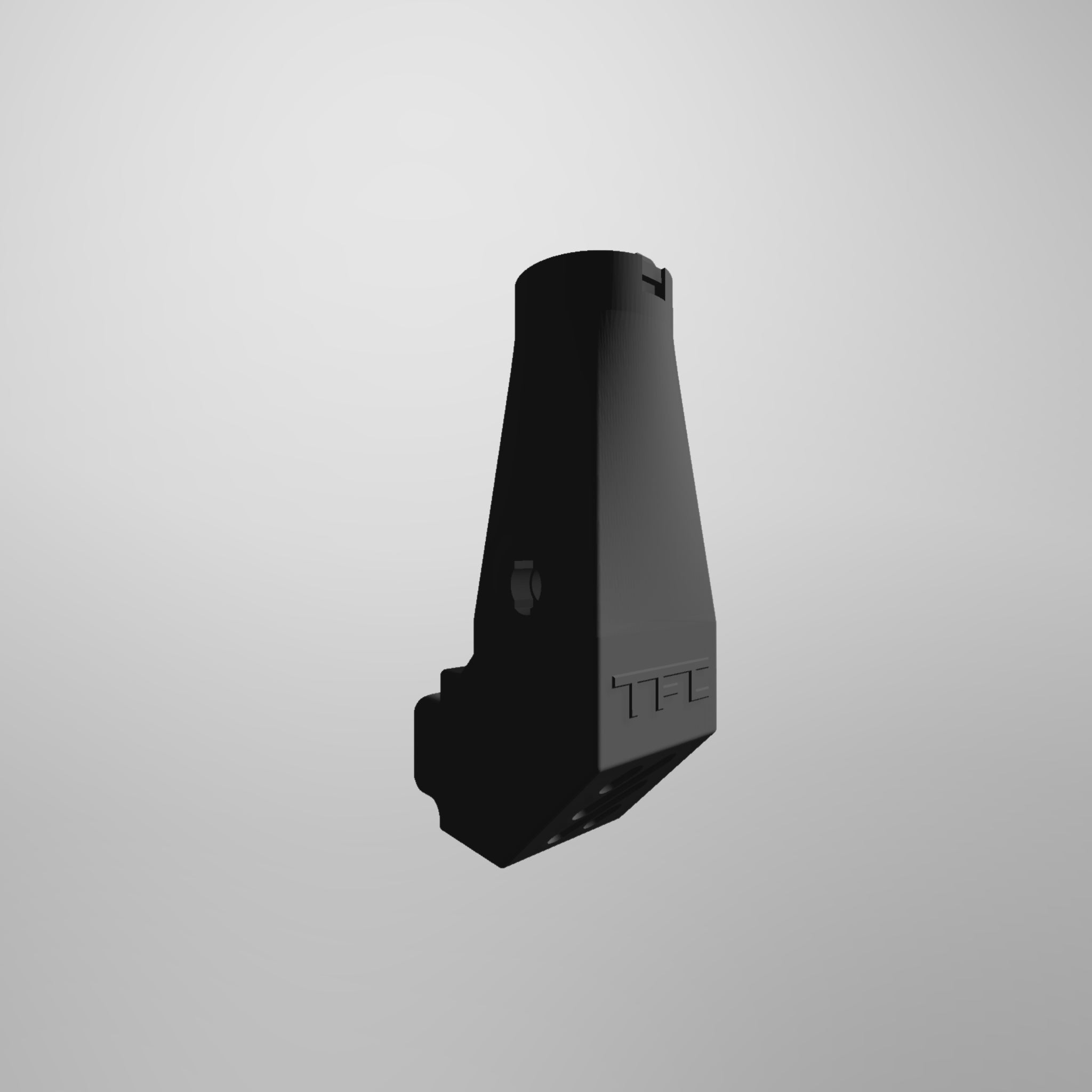Die innovative Lösung für die Schlauchreinigung: Der TFC Twin Flow Connector für Hyla Kunden. Ideales Add-on zur schnellen Schlauchtrocknung nach dem Einsatz des Hyla EST, Rückansicht von rechts.